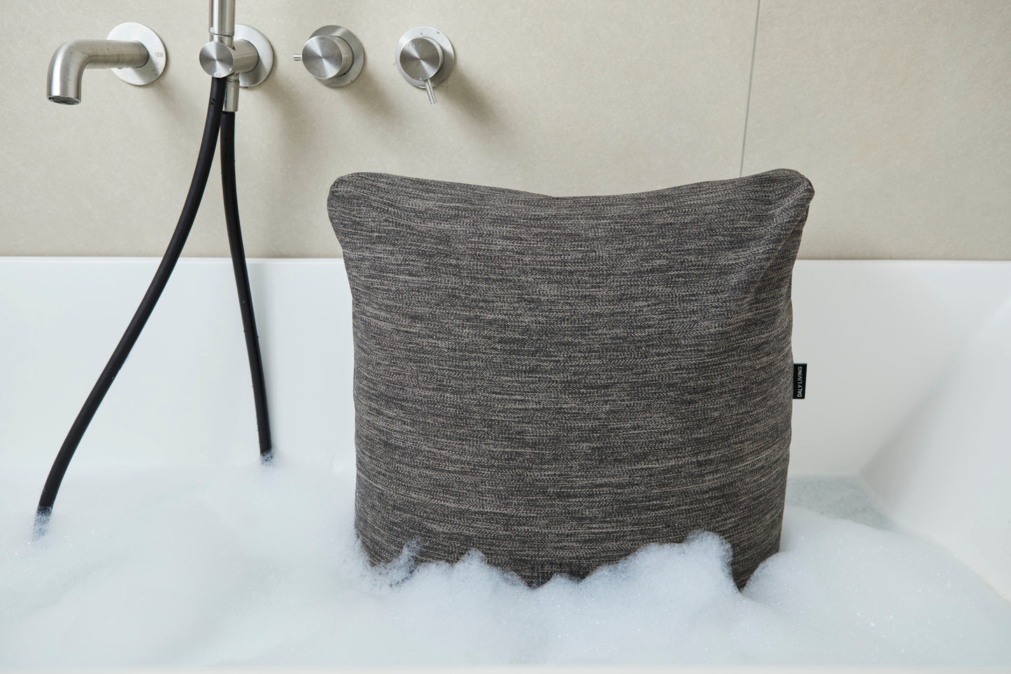Badewannenkissen Dunkelgrau